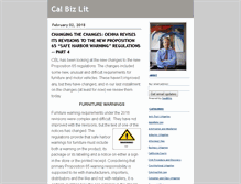 Tablet Screenshot of calbizlit.com
